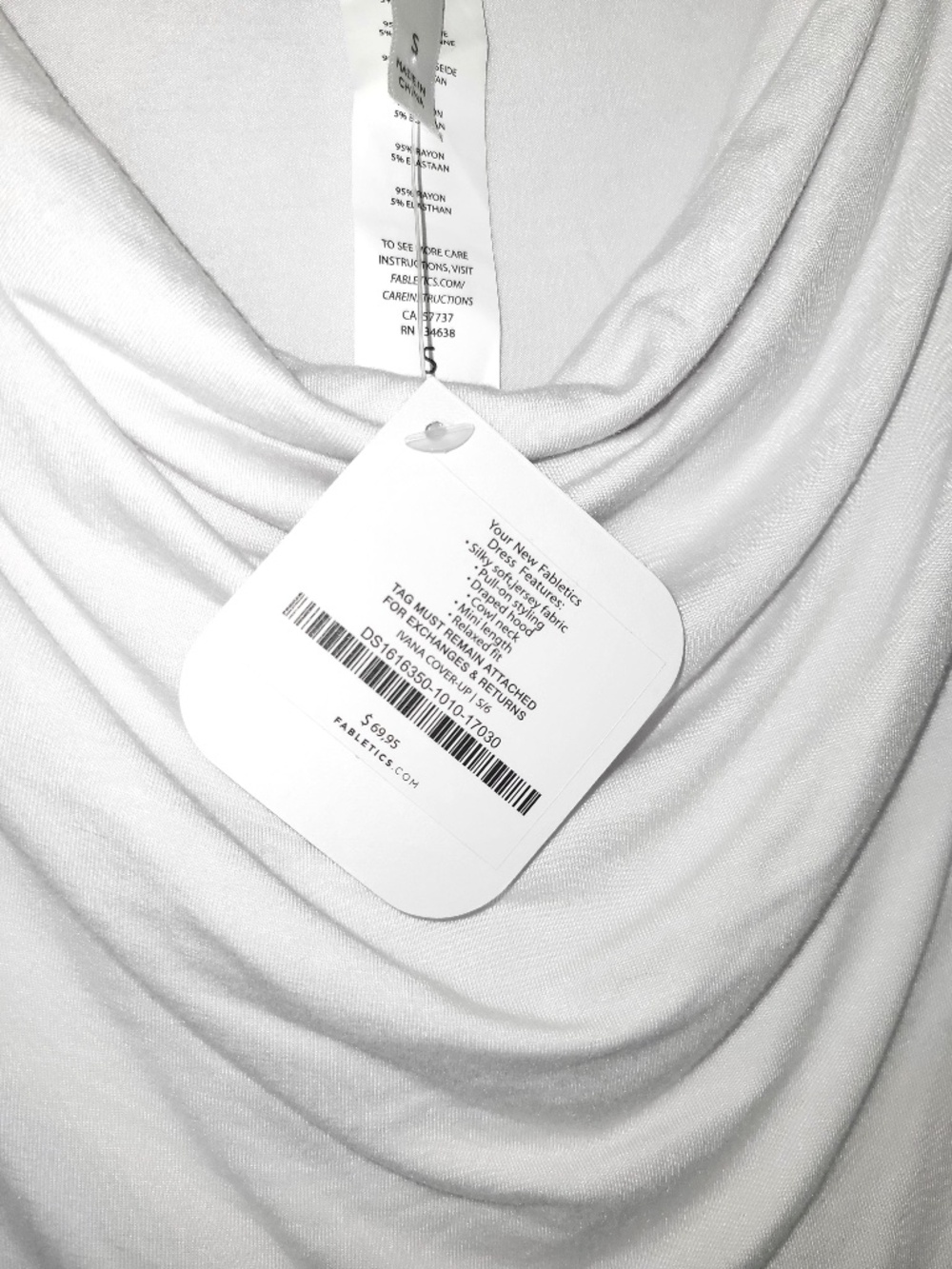 Fabletics Ivana Swim Cover-Up - S - Picture 6 of 7